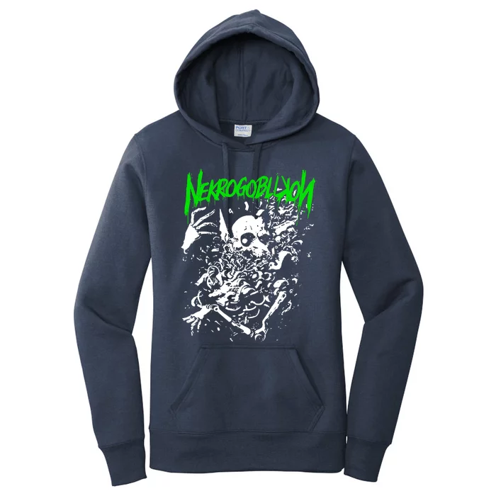 Nekrogoblikon Halloween Day Thanksgiving Women's Pullover Hoodie