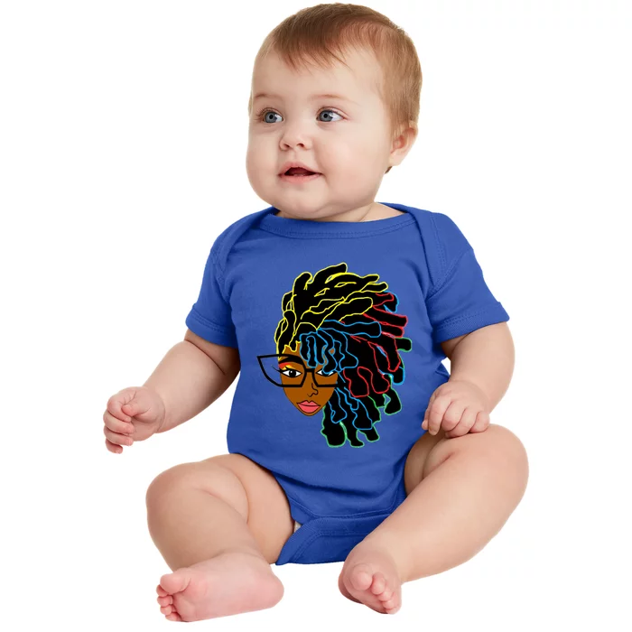 Natural Hair For Black Dreadlock Beauty Design 1 Funny Gift Baby Bodysuit