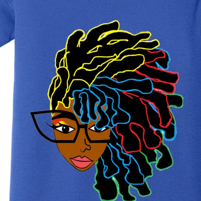 Natural Hair For Black Dreadlock Beauty Design 1 Funny Gift Baby Bodysuit