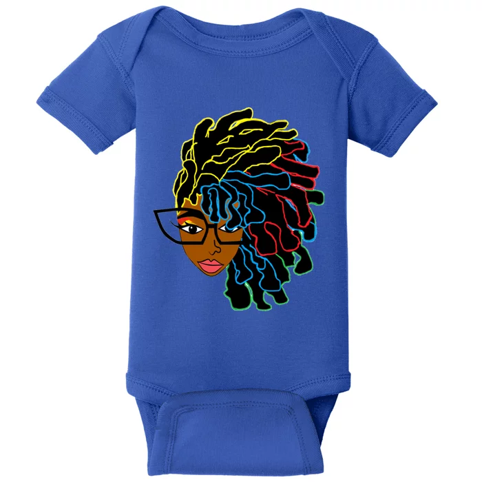 Natural Hair For Black Dreadlock Beauty Design 1 Funny Gift Baby Bodysuit