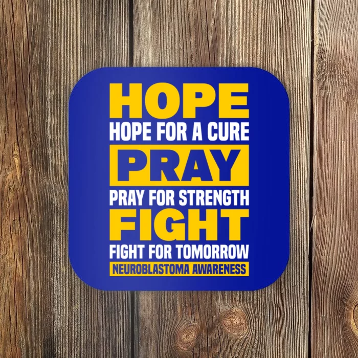 Neuroblastom Hope For Healing Prayers For Strength Gift Coaster