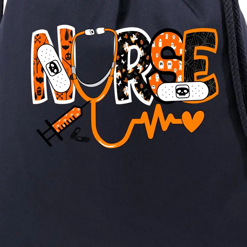 Nurse Halloween Festive Drawstring Bag