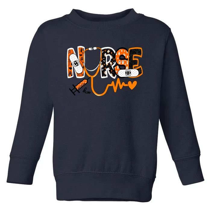 Nurse Halloween Festive Toddler Sweatshirt