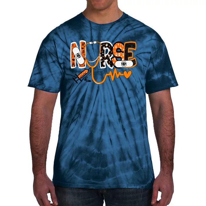 Nurse Halloween Festive Tie-Dye T-Shirt