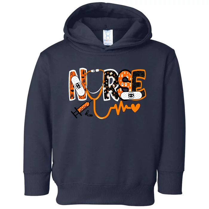 Nurse Halloween Festive Toddler Hoodie