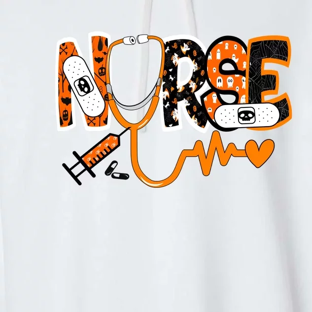 Nurse Halloween Festive Garment-Dyed Fleece Hoodie