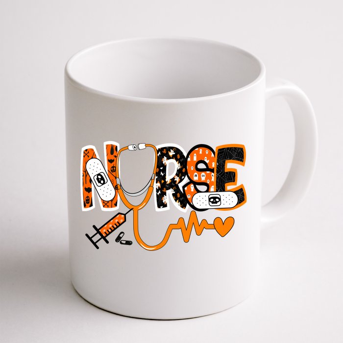 Nurse Halloween Festive Front & Back Coffee Mug