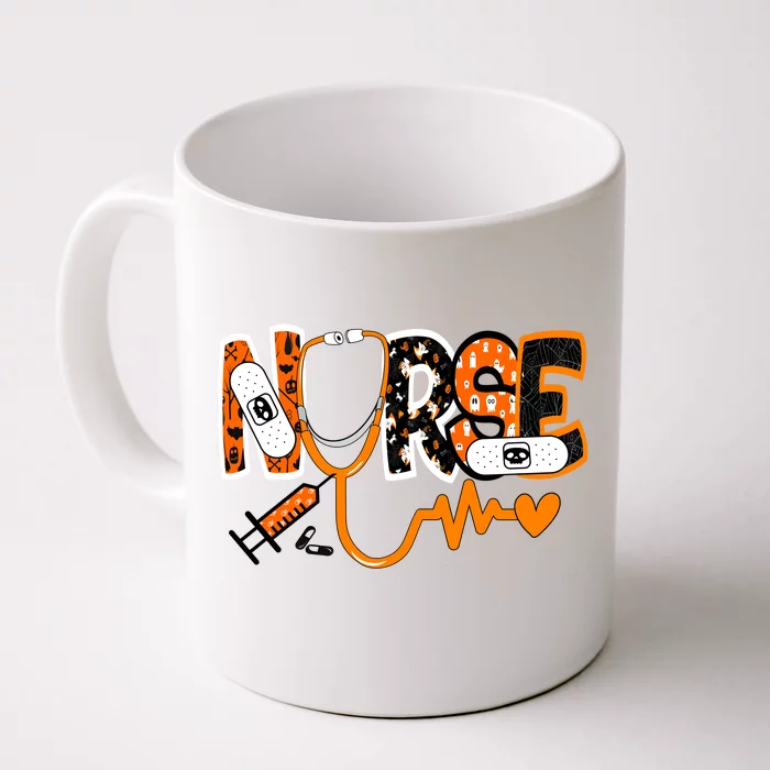 Nurse Halloween Festive Front & Back Coffee Mug