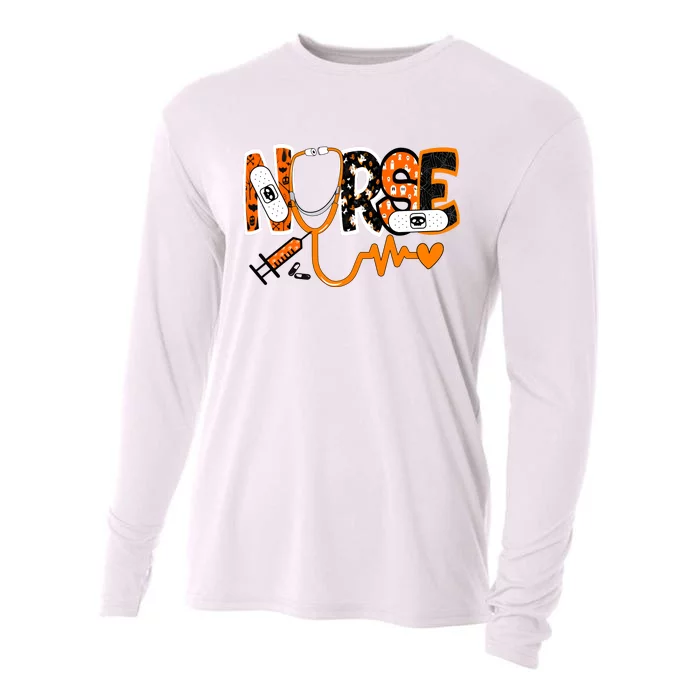 Nurse Halloween Festive Cooling Performance Long Sleeve Crew