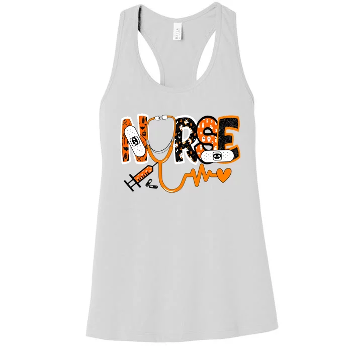 Nurse Halloween Festive Women's Racerback Tank