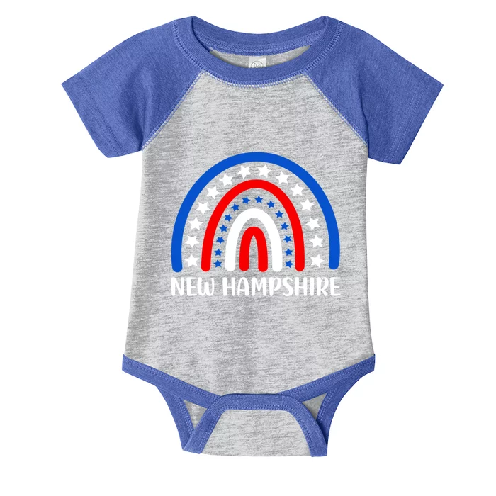 New Hampshire Gift I Love New Hampshire Usa Funny Gift Infant Baby Jersey Bodysuit