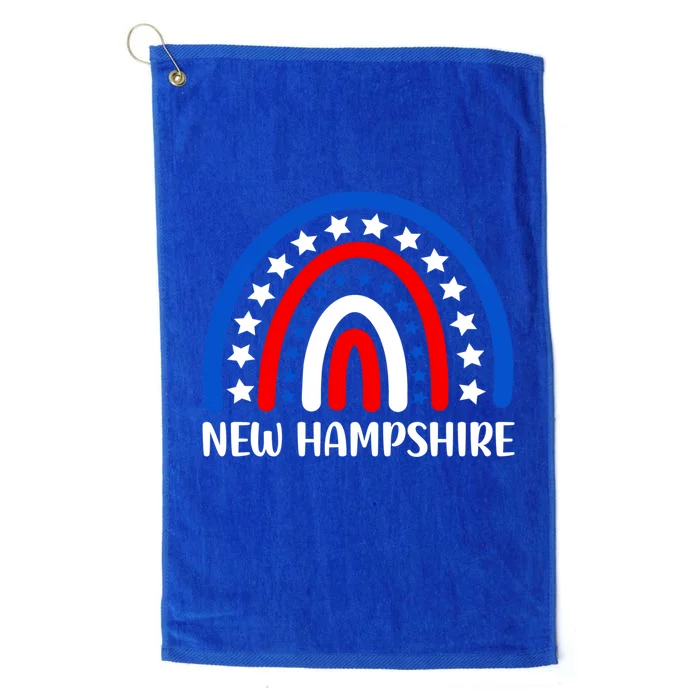 New Hampshire Gift I Love New Hampshire Usa Funny Gift Platinum Collection Golf Towel