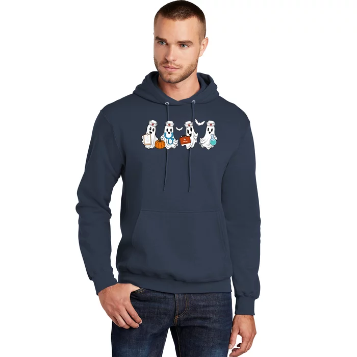 Nurse Halloween Ghost Festive Hoodie