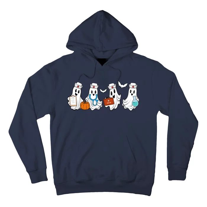 Nurse Halloween Ghost Festive Hoodie