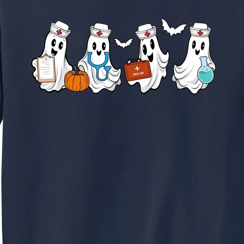 Nurse Halloween Ghost Festive Sweatshirt