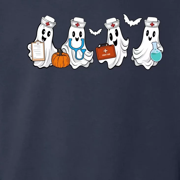 Nurse Halloween Ghost Festive Toddler Hoodie