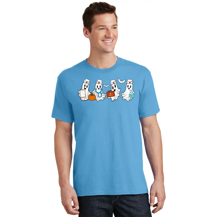 Nurse Halloween Ghost Festive T-Shirt