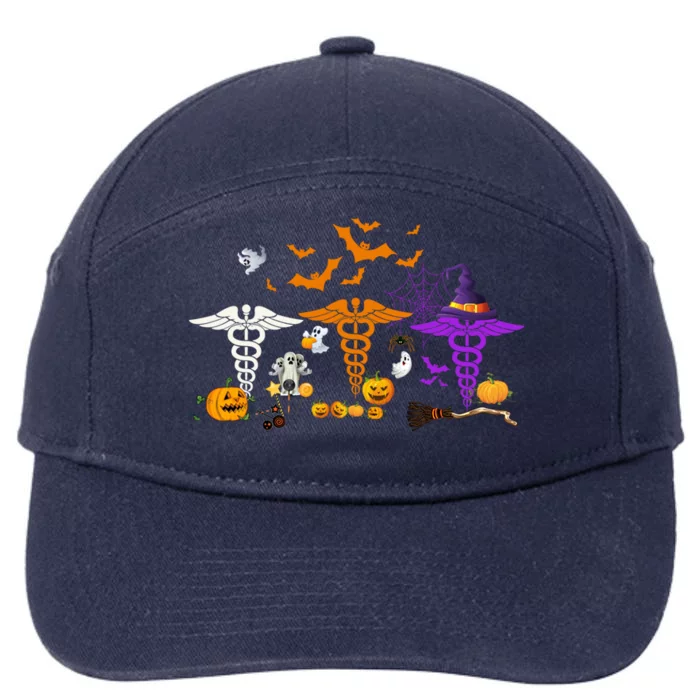 Nurse Halloween Gift 7-Panel Snapback Hat