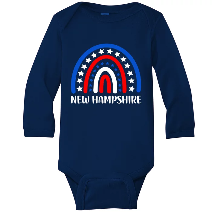 New Hampshire Gift I Love New Hampshire Usa Great Gift Baby Long Sleeve Bodysuit