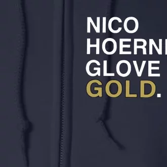 Nico Hoerner’S Glove Is Gold Full Zip Hoodie