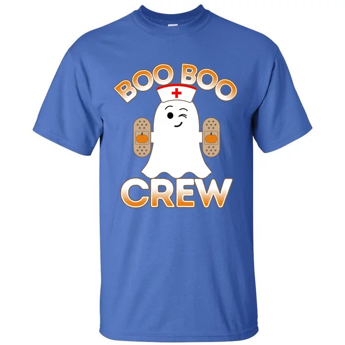 Nurse Halloween Gift For Hospital School Nurse Boo Boo Crew Gift Tall T-Shirt