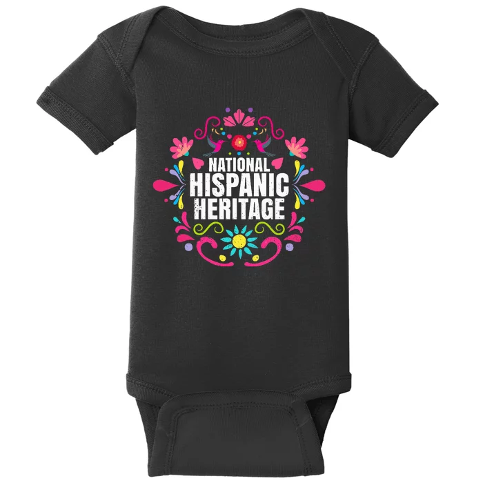 National Hispanic Heritage Month Man All Countries Baby Bodysuit