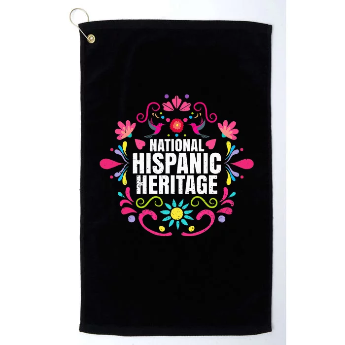 National Hispanic Heritage Month Man All Countries Platinum Collection Golf Towel