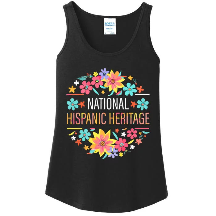 National Hispanic Heritage Month Ladies Essential Tank