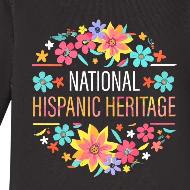 National Hispanic Heritage Month Baby Long Sleeve Bodysuit