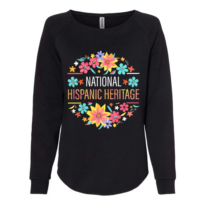 National Hispanic Heritage Month Womens California Wash Sweatshirt