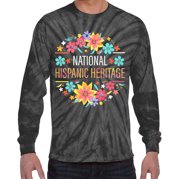 National Hispanic Heritage Month Tie-Dye Long Sleeve Shirt