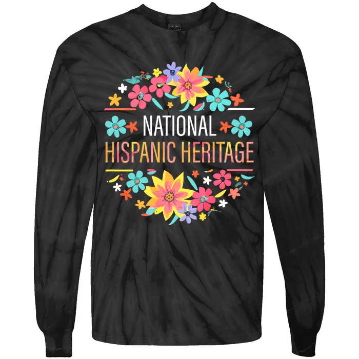 National Hispanic Heritage Month Tie-Dye Long Sleeve Shirt