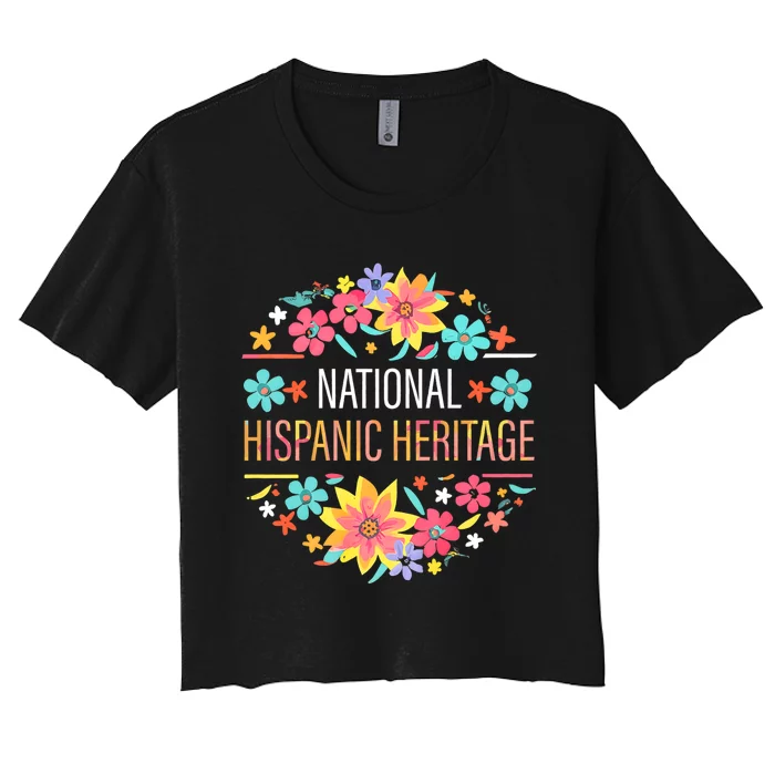 National Hispanic Heritage Month Women's Crop Top Tee