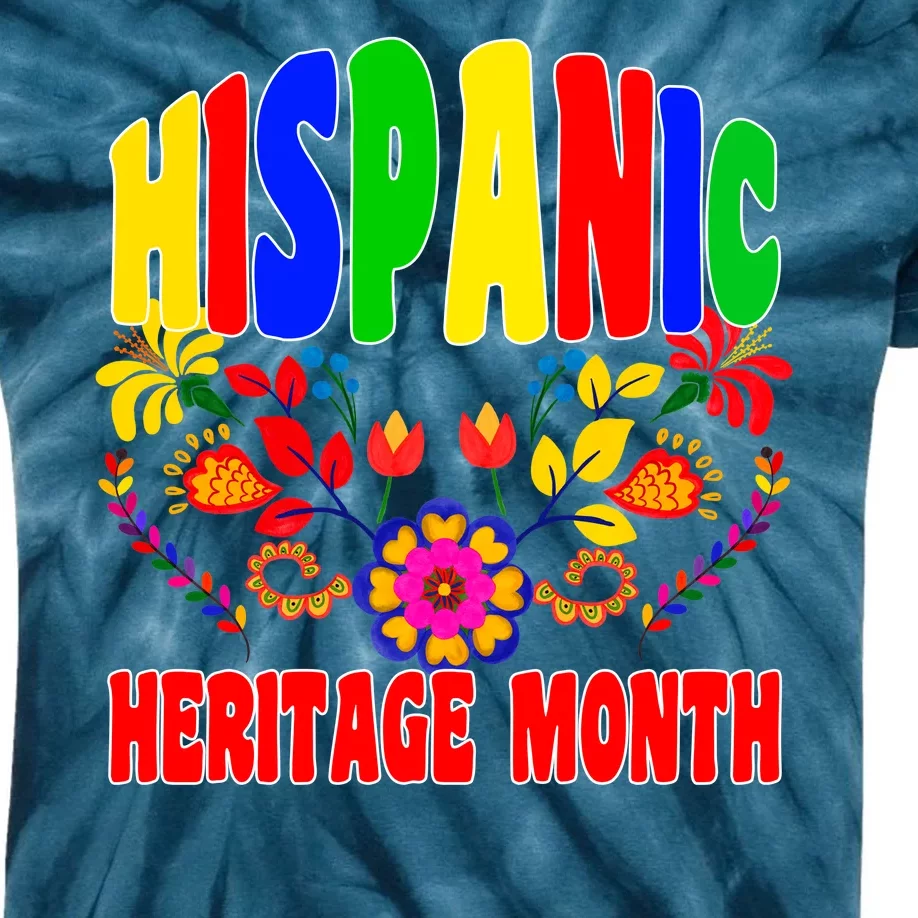 National Hispanic Heritage Month Kids Tie-Dye T-Shirt