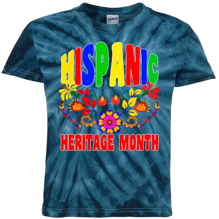 National Hispanic Heritage Month Kids Tie-Dye T-Shirt