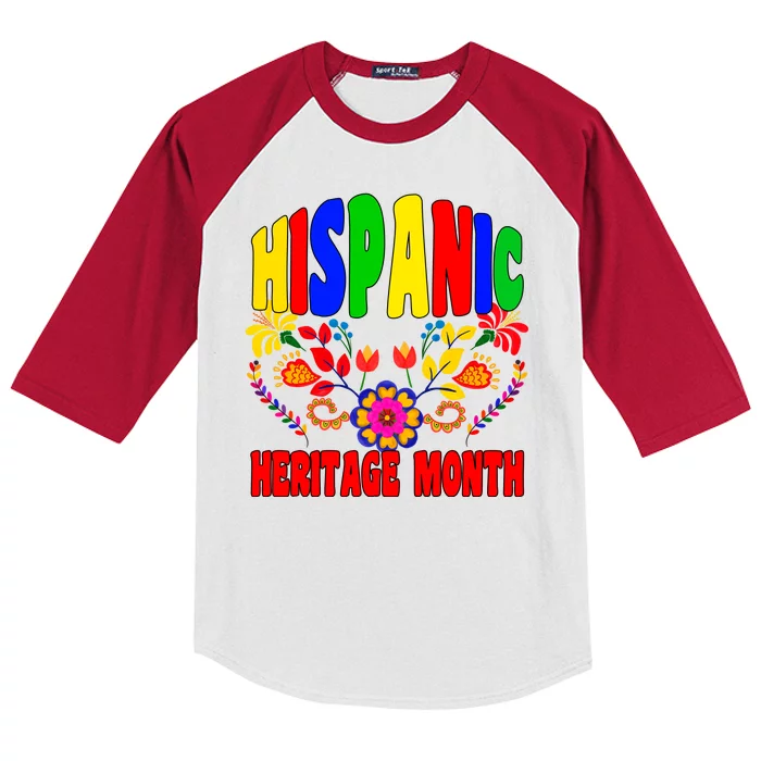 National Hispanic Heritage Month Kids Colorblock Raglan Jersey