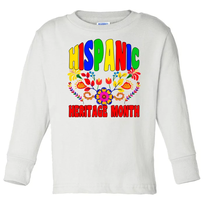 National Hispanic Heritage Month Toddler Long Sleeve Shirt