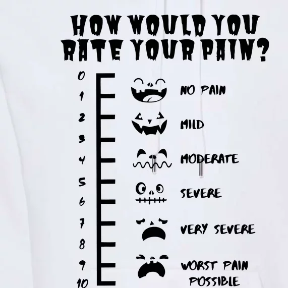 Nurse Halloween How Would You Rate Your Pain Premium Hoodie