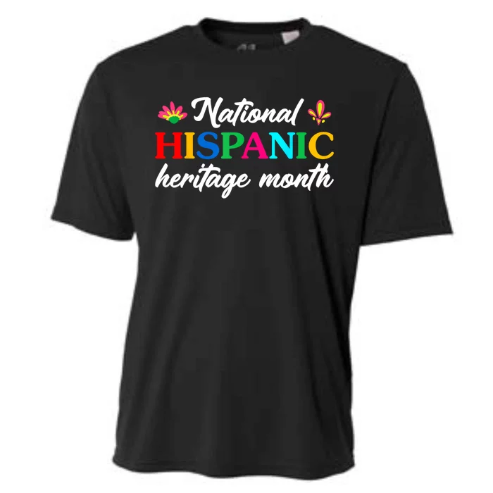 National Hispanic Heritage Month Mexican American Spanish Cooling Performance Crew T-Shirt