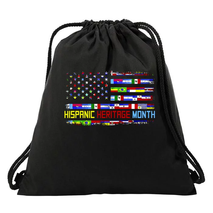 National Hispanic Heritage Month Drawstring Bag