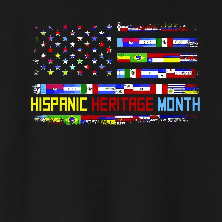 National Hispanic Heritage Month Women's Crop Top Tee