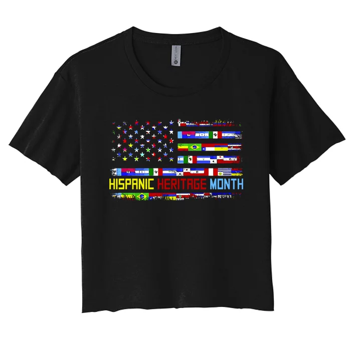 National Hispanic Heritage Month Women's Crop Top Tee