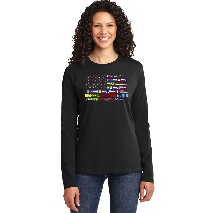 National Hispanic Heritage Month Ladies Long Sleeve Shirt