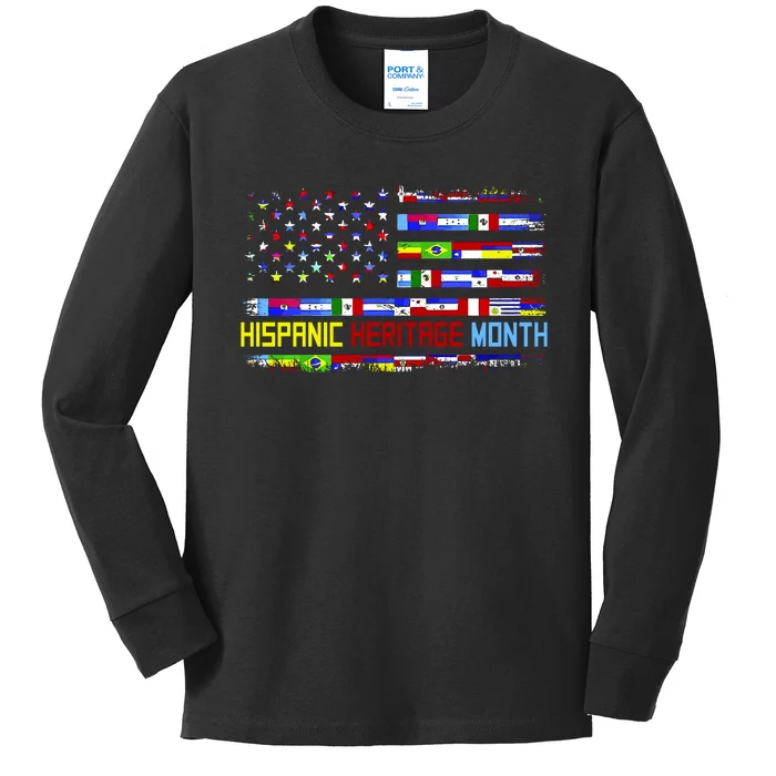 National Hispanic Heritage Month Kids Long Sleeve Shirt