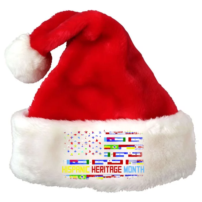 National Hispanic Heritage Month Premium Christmas Santa Hat