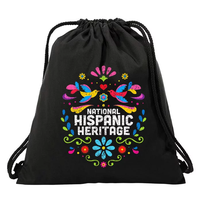 National Hispanic Heritage Month Drawstring Bag