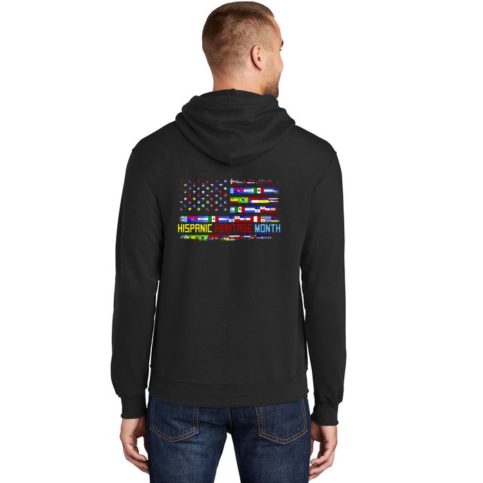 National Hispanic Heritage Month Front And Back Front & Back Hoodie