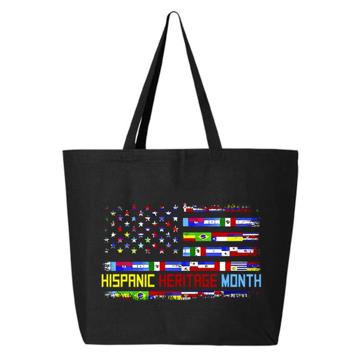 National Hispanic Heritage Month Front And Back Front & Back 25L Jumbo Tote