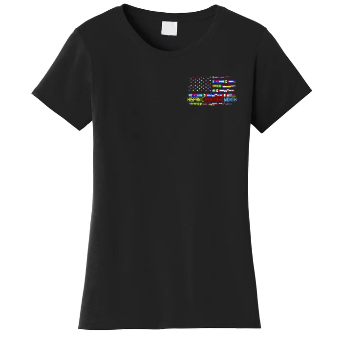 National Hispanic Heritage Month Front And Back Front & Back Women's T-Shirt