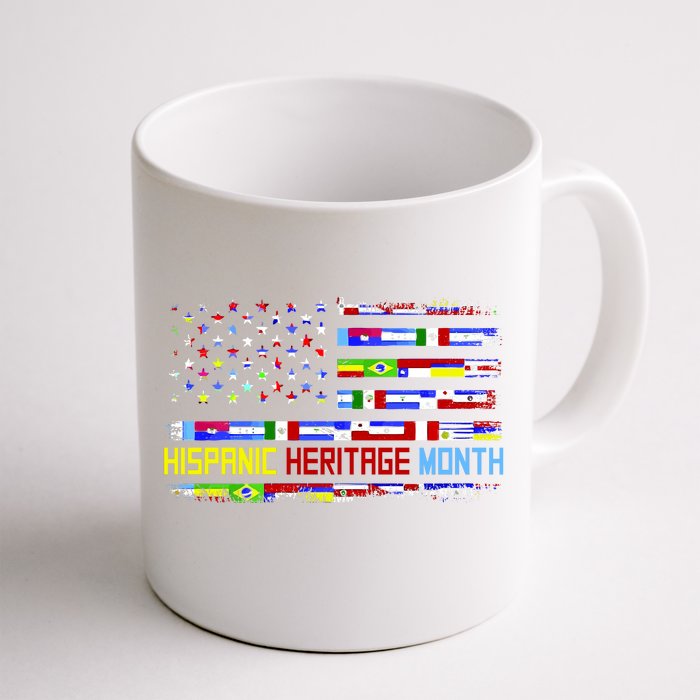 National Hispanic Heritage Month Front And Back Front & Back Coffee Mug